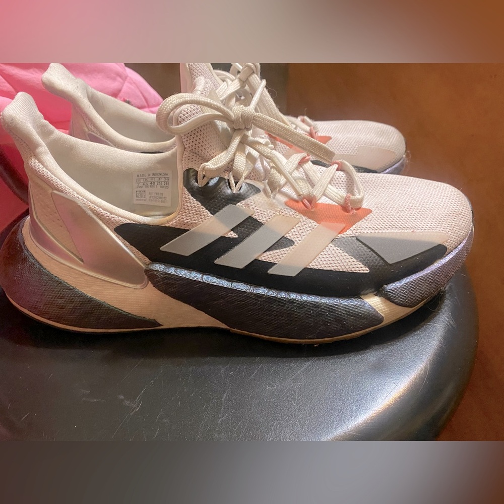 Size 7 - adidas X9000L4 Boost White/Metallic
